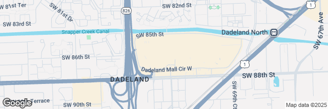 Google Maps Miami/Dadeland Mall, Dadeland Mall 7535 N Kendall Drive STE 1060A, Miami, FL 33156-8017, United States of America